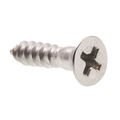 Prime-Line Wood Screw Flat Head Phillip Drive #8 X 3/4in Grade 18-8 Stainless Steel 25PK 9035054